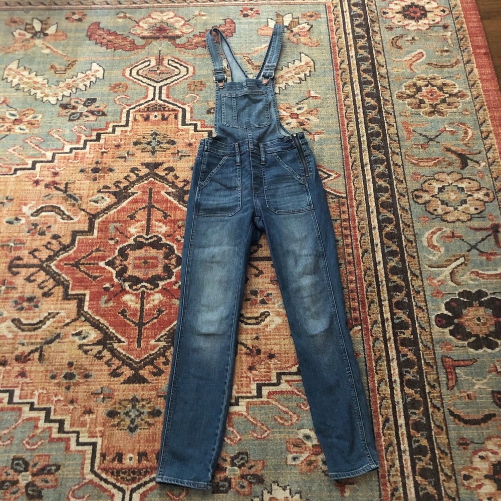 Madewell skinny overalls